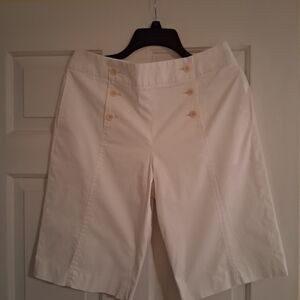 Talbots Cream Women's Bermudas